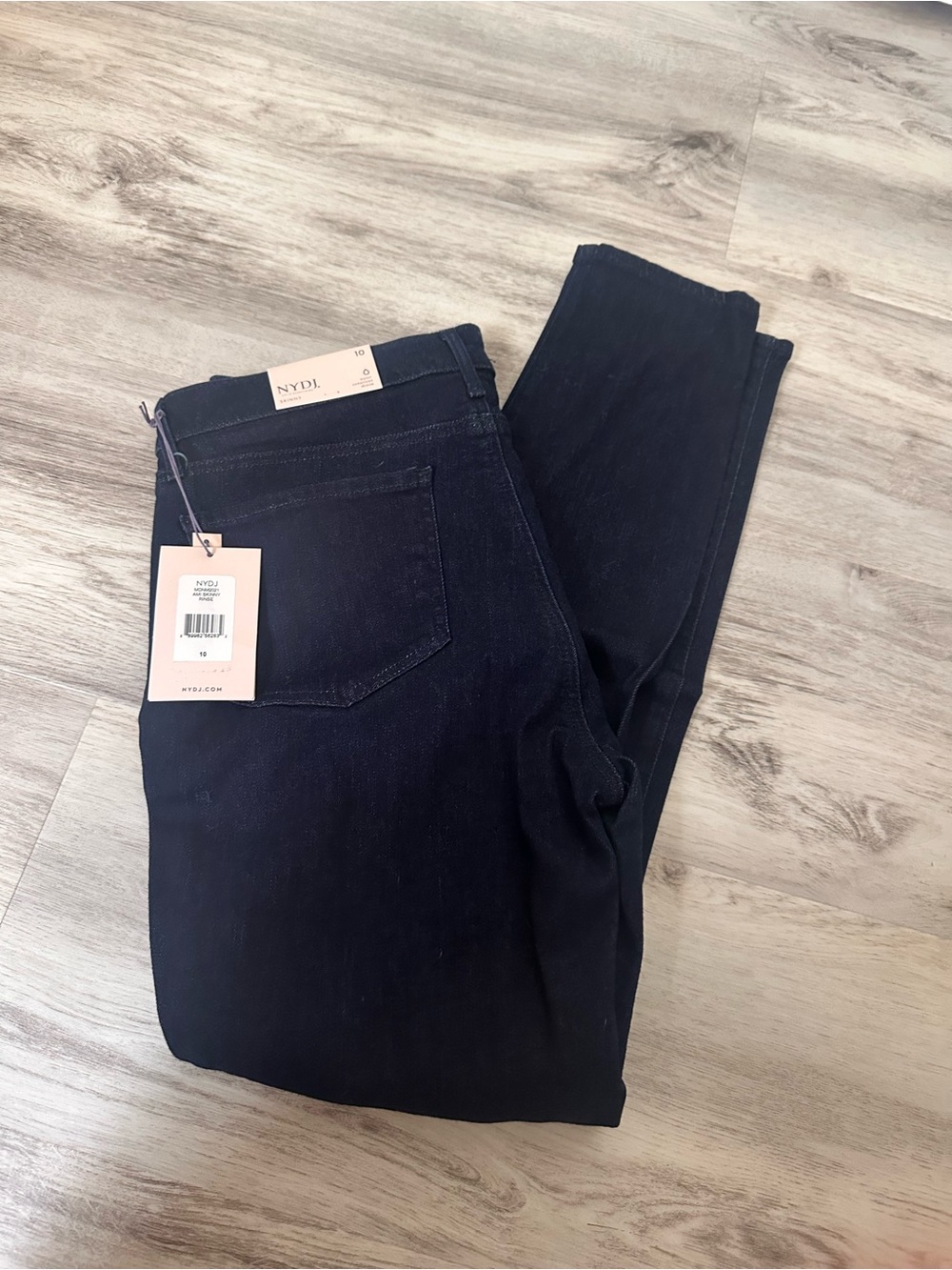 NYDJ Black Slim Straight Women’s Jeans Size 10